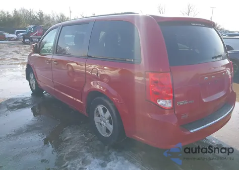 2012 Dodge Grand Caravan Sxt from USA, damaged, VIN 2C4RDGCG5CR165629